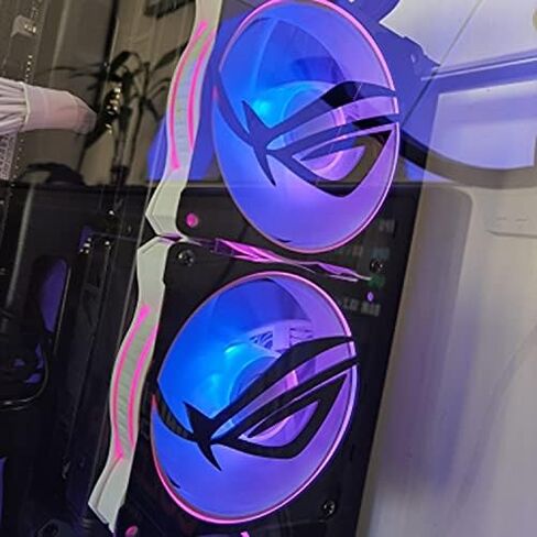 MF120 White Edition Case Fan 120mm Loop 5V Addressable RGB Lighting CPU Cooling PWM Silent in Kuwait