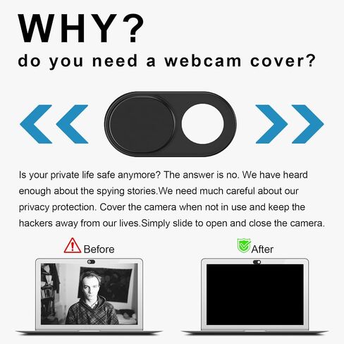 Webcam Cover Slide,Protect Your Visual Privacy-3Pack in Kuwait