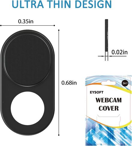 Webcam Cover Slide,Protect Your Visual Privacy-3Pack in Kuwait