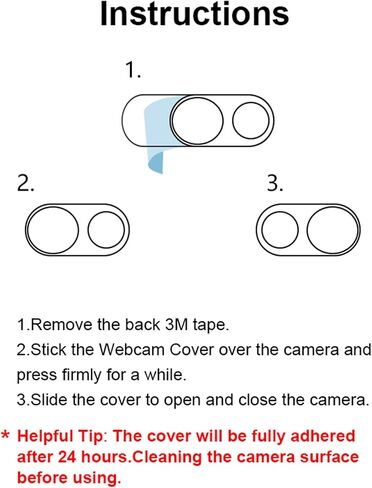 Webcam Cover Slide,Protect Your Visual Privacy-3Pack in Kuwait