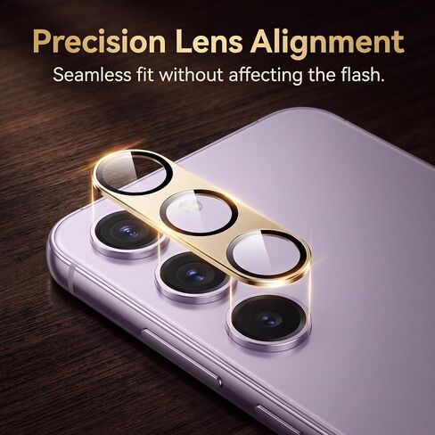 2+2 Pack Galaxy S23 Privacy Screen Protector, Anti Spy Tempered Glass 9H Hardness with 2 Pack Camera Lens Protector, Private Guard Bubble Free Case Friendly for Samsung Galaxy S23 5G (6.1 Inch) in Kuwait