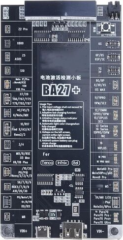 Efficient Battery Activation Detection Board Panel for Mobile Device Repair Quick Charging Fast Power Boosts Maintenance Cellphone Maintenance in Kuwait