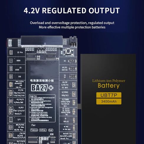 Efficient Battery Activation Detection Board Panel for Mobile Device Repair Quick Charging Fast Power Boosts Maintenance Cellphone Maintenance in Kuwait