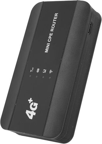 Semme Cpe Router Sim Card Router M10 EW 4G Mobile Hotspot with 300Mbps Speed 6 Built in 3000mAh Battery Supports Up to 10 Users Ethernet RJ45 Type C Port Portable Travel Hotspot in Kuwait