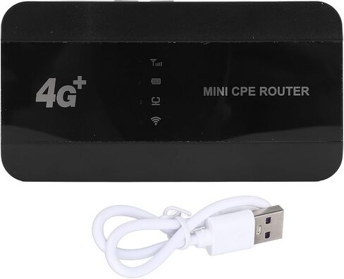 Semme Cpe Router Sim Card Router M10 EW 4G Mobile Hotspot with 300Mbps Speed 6 Built in 3000mAh Battery Supports Up to 10 Users Ethernet RJ45 Type C Port Portable Travel Hotspot in Kuwait