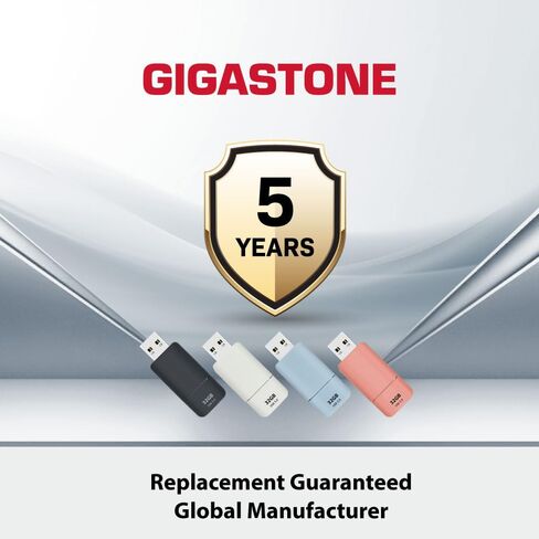 GIGASTONE 32GB Flash Drive (2 Pack) Z60NB USB 3.2 Gen 1, Ultra Fast, Retractable Capless Slider Design, Data Storage, Backup for PC/Mac/TV/Car Audio, USB 2.0/3.0/3.1 Compatible (Random Color) in Kuwait