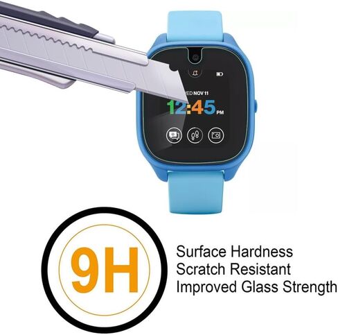Supershieldz (3 Pack) Designed for Verizon (Gizmo Watch 3) Tempered Glass Screen Protector, Anti Scratch, Bubble Free in Kuwait