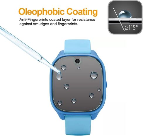 Supershieldz (3 Pack) Designed for Verizon (Gizmo Watch 3) Tempered Glass Screen Protector, Anti Scratch, Bubble Free in Kuwait