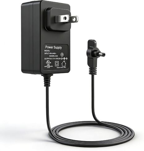 12V Replacement Charger with 6.6FT Cord Compatible with Shark FlexBreeze FA222 FA302 FA300 FA200 FA225 FA201 FA222WH FA302WH Outdoor Mist Portable Fan AC/DC Power Adapter in Kuwait