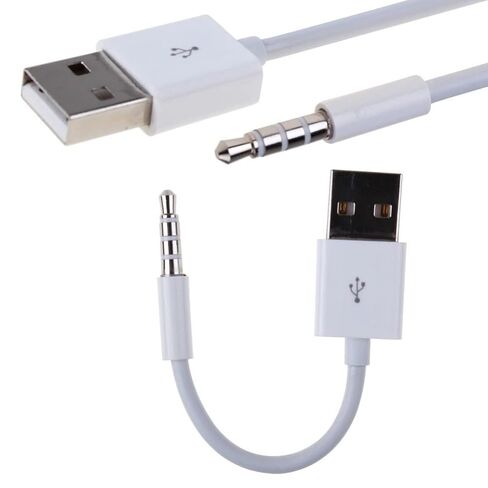 chenyang 2pcs/lot 3.5mm Male AUX Audio to USB Male Cable for Car Sync USB Flash Disk Card Reader in Kuwait