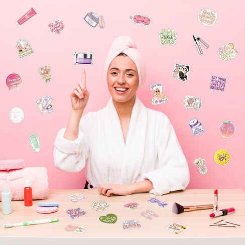 200PCS Esthetician Stickers, Skincare Self Care Decals in Kuwait