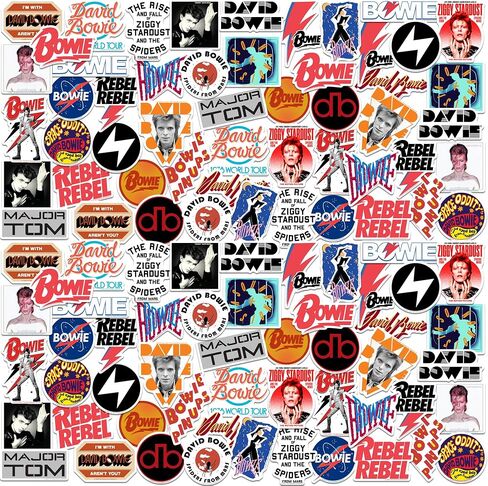 David, Iconic Logos & Rock Designs for Laptop, Water Bottle & Suitcase in Kuwait