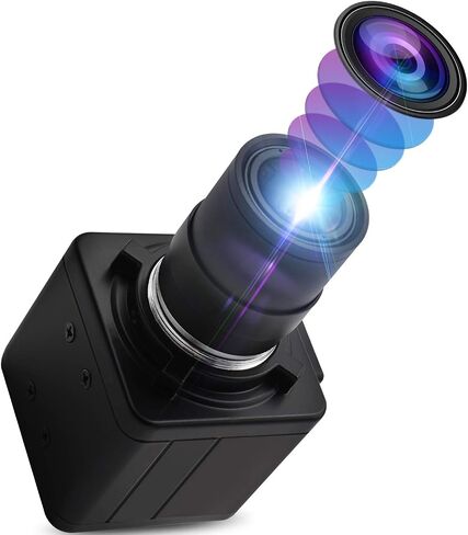 8 MP USB Camera with 2.8-12mm Varifocal Lens, 3264x2448 Webcam, IMX179 Mini Industrial Camera Outdoor Indoor, Plug and Play, Support UVC OTG 2.0, for Computer,Laptop, Raspberry Pi,Jetson Nano in Kuwait