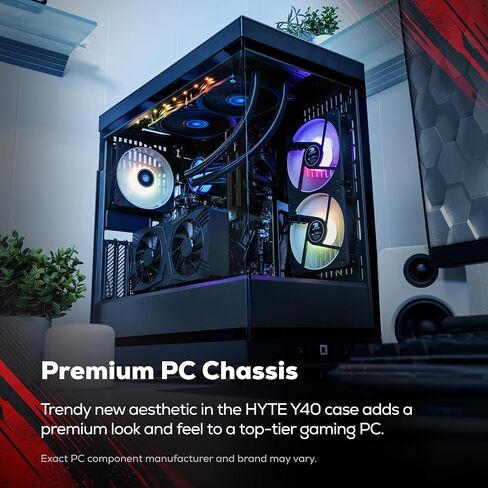 iBUYPOWER Y40 Gaming PC Desktop Computer AMD Ryzen 7 9800X3D CPU, NVIDIA GeForce RTX 5070 12GB GPU, 32GB DDR5 5200MHz RAM, 1TB NVMe SSD, Windows 11 Home, Gamer Keyboard and Mouse - Y40BA7N5703 in Kuwait