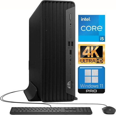 HP Elite SFF G9 Desktop PC | 4K Support| Intel Core i5-12400 Processor (Beat i7-11700)| 32GB RAM & 1TB PCIe SSD|HDMI, USB-C, Wi-Fi 6, Bluetooth 5, RJ-45| Keyboard & Mouse Included in Kuwait