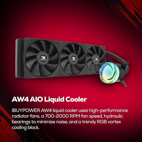 iBUYPOWER Y40 Gaming PC Desktop Computer AMD Ryzen 7 9800X3D CPU, NVIDIA GeForce RTX 5070 12GB GPU, 32GB DDR5 5200MHz RAM, 1TB NVMe SSD, Windows 11 Home, Gamer Keyboard and Mouse - Y40BA7N5703 in Kuwait