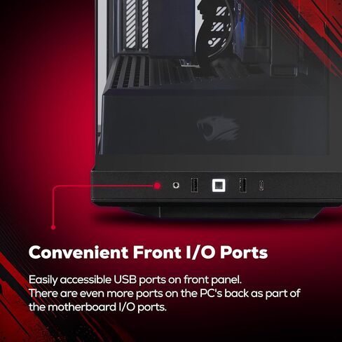 iBUYPOWER Y40 Gaming PC Desktop Computer AMD Ryzen 7 9800X3D CPU, NVIDIA GeForce RTX 5070 12GB GPU, 32GB DDR5 5200MHz RAM, 1TB NVMe SSD, Windows 11 Home, Gamer Keyboard and Mouse - Y40BA7N5703 in Kuwait