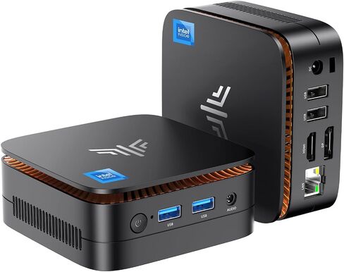 KAMRUI Essenx E1 Mini PC, 16GB DDR4 RAM 1TB M.2 SSD, Mini Computer Twin Lake N150 (Beat N100/N95,up to 3.6GHz), Desktop Computer Dual 4K, Ethernet, WiFi, Bluetooth for Business, Office, Home in Kuwait