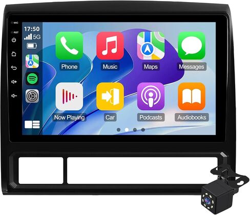 9 Inch IPS Touchscreen Linux Car Stereo for Toyota Tacoma 2005-2013 with Wireless CarPlay & Android Auto Car Radio, Support Bluetooth, FM Radio, Backup Camera, SWC, Dual USB in Kuwait