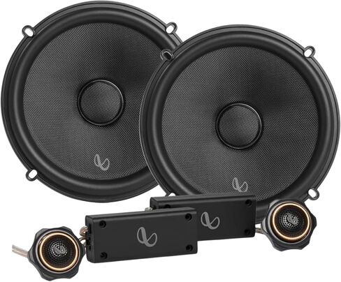 Infinity Kappa 53XF & 603CF Car Speaker Bundle - 5.25-Inch Coaxial and 6.5-Inch Component Speakers, Silk Dome Tweeters, Glass Fiber Woofers in Kuwait