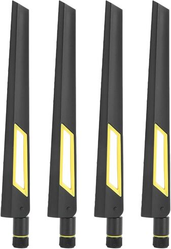 aqxreight 10dB Router Antenna 4Pcs for 2.4G/5G Network Dual-Band SMA in Kuwait
