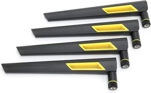 aqxreight 10dB Router Antenna 4Pcs for 2.4G/5G Network Dual-Band SMA in Kuwait