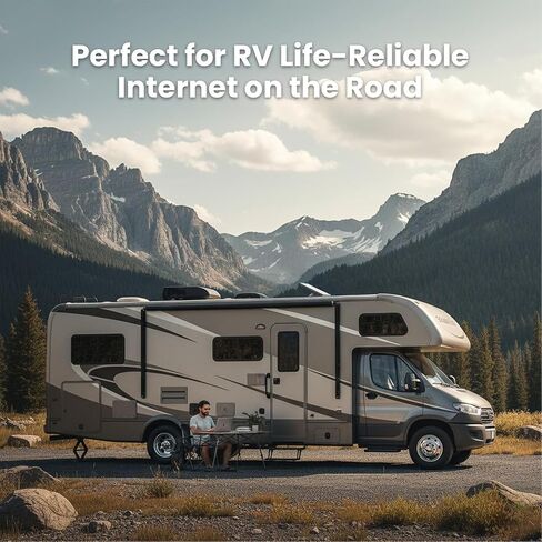 Mini Satellite for SpaceX Starlink Internet Kit 4th Gen – High-Speed, Low Latency Phased Array Antenna – Portable Internet for RV, Camping, Boats, Remote Work & Off-Grid Locations – Quick Setup in Kuwait