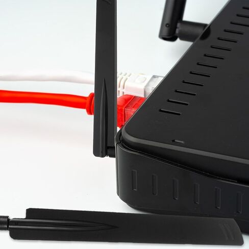 Black Foldable Replacement Router Antenna with ABS Copper Stable Signal in Kuwait