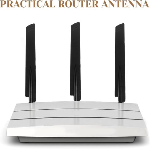 Black Foldable Replacement Router Antenna with ABS Copper Stable Signal in Kuwait