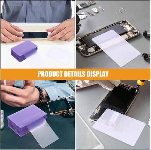500pcs Mobile Phone Dismantling Tool Purple PVC Pry Cards in Kuwait