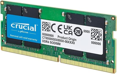 Crucial 4GB DDR4 SDRAM Memory Module - 4 GB - DDR4 SDRAM - 2666 MHz DDR4-2666/PC4-21300 - 1.20 V - Non-ECC - Unbuffered - 260-Pin - SODIMM, 4GB Single Rank in Kuwait