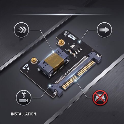FTVOGUE M.2 NVMe SSD to U.2 SFF 8639 Adapter, Internal Mount in Kuwait