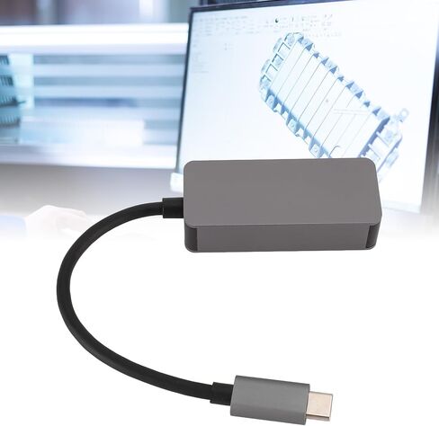 USB C To Ethernet Adapter High Speed 2500 Mbps Premium Type C To RJ45 Lan Network Adapter for Laptops & Smartphones Aluminum Alloy in Kuwait