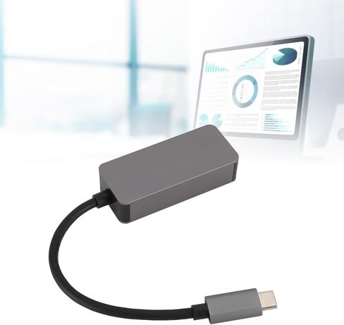 USB C To Ethernet Adapter High Speed 2500 Mbps Premium Type C To RJ45 Lan Network Adapter for Laptops & Smartphones Aluminum Alloy in Kuwait