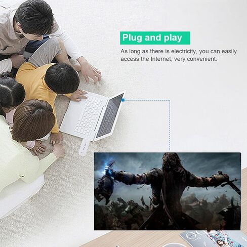 4G LTE USB Wireless Network Adapter Pocket WiFi Router Mobile Hotspot Modem Stick with High Speed Connection for Surfing the Internet, Chatting and Playing Videos in Kuwait