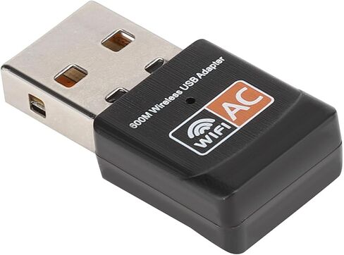 Dual Band 802.11AC Network Card USB WiFi Adapter with 150Mbps & 433Mbps Wireless Transfer Speeds in Kuwait