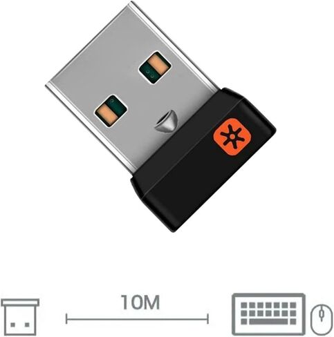 6 Channel USB Dongle Unifying Adapter for M905 M325 M585 M705 K400 Keyboard USB Signals Receiver Adapter Technology in Kuwait