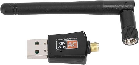 USB WiFi Adapter High Speed 600Mbps Dual Band Wireless Network Adapter for Desktop PC and Laptop Compact Design in Kuwait