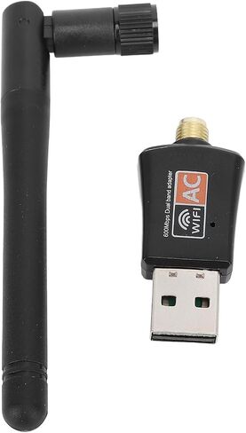 USB WiFi Adapter High Speed 600Mbps Dual Band Wireless Network Adapter for Desktop PC and Laptop Compact Design in Kuwait
