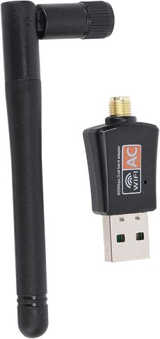 USB WiFi Adapter High Speed 600Mbps Dual Band Wireless Network Adapter for Desktop PC and Laptop Compact Design in Kuwait