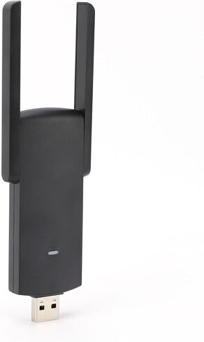 USB Wireless Network Adapter High Speed Dual Band 1300Mbps for Desktop PC 10 11 Black in Kuwait