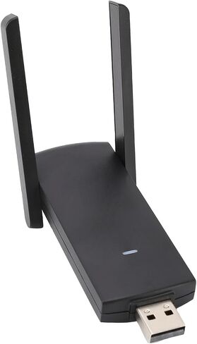 USB Wireless Network Adapter High Speed Dual Band 1300Mbps for Desktop PC 10 11 Black in Kuwait