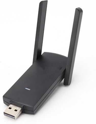 USB Wireless Network Adapter High Speed Dual Band 1300Mbps for Desktop PC 10 11 Black in Kuwait