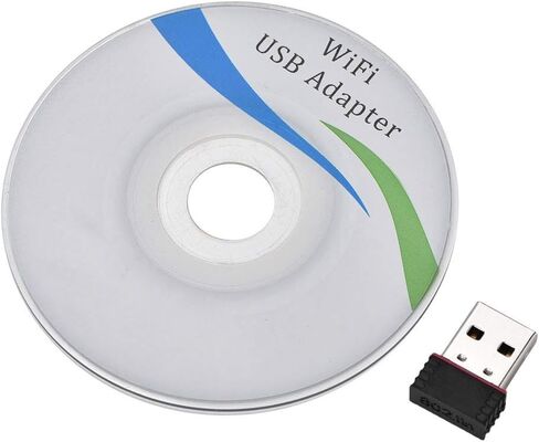 Mini USB 2.0 Wifi Dongle Network Card with Infrastructure Ad-hoc Operation Mode for/MAC, Ideal for Travelers and Remote Employees in Kuwait