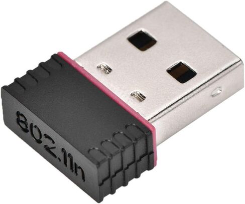 Mini USB 2.0 Wifi Dongle Network Card with Infrastructure Ad-hoc Operation Mode for/MAC, Ideal for Travelers and Remote Employees in Kuwait