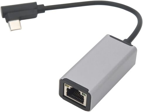 USB C to RJ45 Ethernet Adapter, USB C Ethernet Adapter, 100Mbps High - Speed Type C to RJ45 Converter with Aluminum Alloy Shell for Laptop Phone Tablet Android in Kuwait