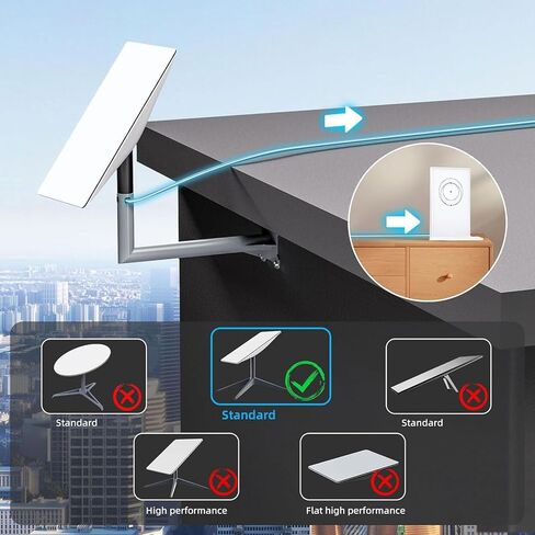 150ft Satellite Cable for V2 Gen 2 with Reliable Performance and Easy Installation for Seamless Internet Access Made of Rubber and Copper in Kuwait