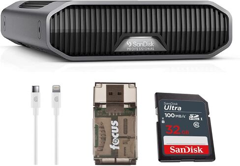 SanDisk Professional G-Drive Desktop Hard Drive Bundle, 6TB (Dark Gray) in Kuwait