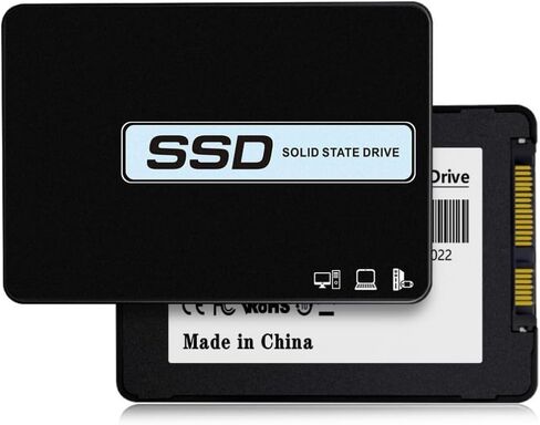 120GB SSD 2.5" SATA III Internal Solid State Drive, 550MB/s Read, for Laptop/Desktop PC in Kuwait