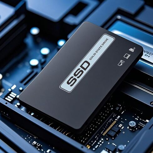 120GB SSD 2.5" SATA III Internal Solid State Drive, 550MB/s Read, for Laptop/Desktop PC in Kuwait